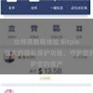 比特派教程地址 Bitpie钱包：强大的隐私保护功能，守护您的资产