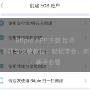 Bitpie APP下载 比特派钱包下载与安装教程：轻松学会，新手必看