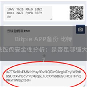 Bitpie APP备份 比特派钱包安全性分析：是否足够强大？