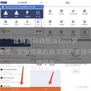 比特派轻钱包 Bitpie官网推荐，安全可靠的数字资产管理平台