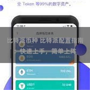 比特派币种 比特派配置指南：快速上手，简单上阵