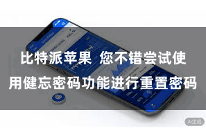 比特派苹果  您不错尝试使用健忘密码功能进行重置密码